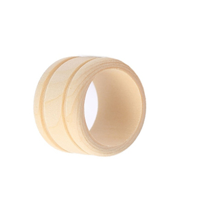 Premium Vente Chaude Maison Cuisine Décoratif Bois Fait Artisanat Ronds De Serviette Disponible Au Prix Le Moins Cher En Inde - Product Image 3