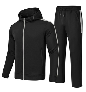 Basic Custom 100% Cotton Blank Heavyweight Baggy Fleece Chándal para hombres Sudadera con capucha y pantalones de chándal Jogger Sets para hombres - Product Image 1