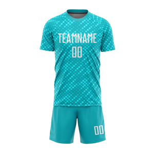 Customize Breathable Men's Sports <b>Soccer</b> Uniforms Sets Sublimation Half Sleeve <b>Soccer</b> Wear Football Jersey Sets - Product Image 3