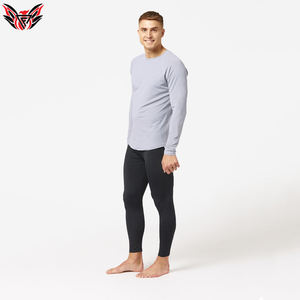 Rash Guard de compression de haute qualité pour hommes avec manches complètes Bon marché Garde Rash Guard MMA pour hommes en couleur unie - Product Image 5