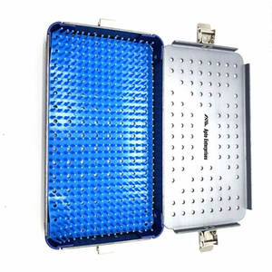 Tapis de stérilisation manuel réutilisable pour instruments chirurgicaux, boîte en acier inoxydable pour équipement chirurgical, tapis de doigts, tapis plats, sûrs pour l'hôpital - Product Image 3