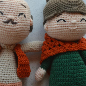 Jouet en peluche Amigurumi fait à la main poupée tricotée au crochet pour filles et garçons animaux en peluche OEM fabriqués au Vietnam - Product Image 6