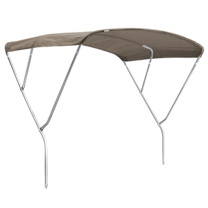 Premium Prestige 3 Cubiertas para barcos Taupe 316L Tubo de acero inoxidable 25mm Tela acrílica recubierta de resina Bimini Top para barcos de vela - Product Image 1