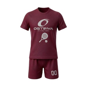 Professional Manufacturer Custom Team Print Front Pickleball Uniform Unisex Short Sleeve Sports <b>Shirt</b> 100%<b>Polyester</b> Crew Neck - Product Image 1