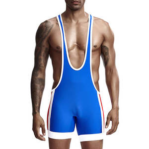 Último Diseño en Ropa Deportiva, Singlet de Lucha Libre Profesional para Adultos - Product Image 1