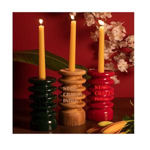 Bougeoir lumière utilisée pour alléger les intérieurs ternes, dîner romantique aux bougies, fête fabriquée en Inde exclusivement artisanale - Product Image 3