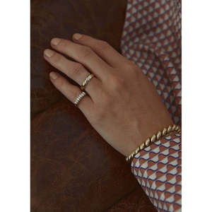 Kinn Theresa Marquise Diamond Engagement <b>Ring</b> 14k Solid Gold 0.1ctw - Product Image 2