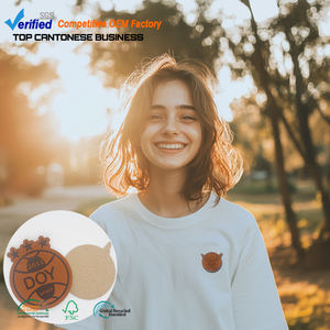 Giysi etiketleri tedarikçisi özel marka Logo ısı basın yapıştırıcı ile gerçek deri yamalar - Product Image 2