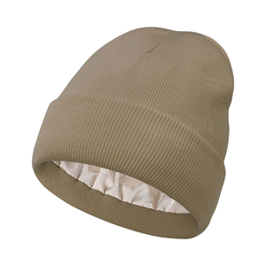 OEM ODM Factory Vintage Plain Beanie Hat Logotipo personalizado Estirable Ajustado Sólido Sombreros en blanco Mantener caliente para al aire libre Gorras deportivas de invierno - Product Image 3