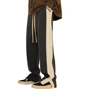 Top Quality 3 Panel <b>Flared</b> <b>Jogger</b> <b>Womens</b> Sweat Pants Flare Sweatpants Casual 100% Cotton French Terry Fabric Men Stacked <b>Joggers</b> - Product Image 3