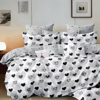 Nouveau Redheart Super King Size 300tc ensemble de literie en microfibre écologique impression réactive moderne housse de couette drap-housse