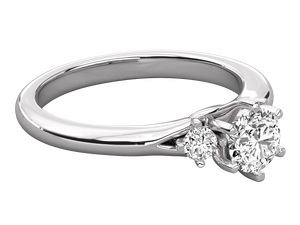 Anillo de Compromiso con Diamante Cultivado en Laboratorio, Oro Rosa, Chapado en Oro de 14K, Estilo Clásico, Certificado IGI, Corte Brillante, Regalo de Aniversario para Mujer - Product Image 4