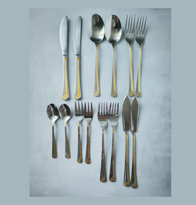 Juego de cubiertos de latón de calidad superior de fabricación OEM para restaurantes para ofrecer experiencias gastronómicas de lujo con un acabado perfecto - Product Image 1