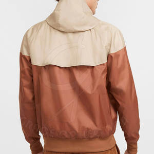 แจ็กเก็ตกันลมโพลีเอสเตอร์100% แขนยาวผู้ชายผ้าแคนวาสระบายอากาศได้สไตล์สตรีทพร้อมฉลากส่วนตัว - Product Image 2