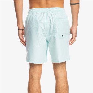 Vente chaude Shorts décontractés pour hommes qualité supérieure 100% coton séchage rapide et respirant taille moyenne motif solide en gros - Product Image 5
