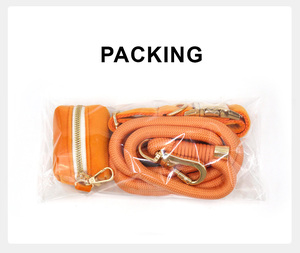 Haustier-Zubehör-Set Hundeleine Samthalsband und Kotbeutelhalter - Product Image 4