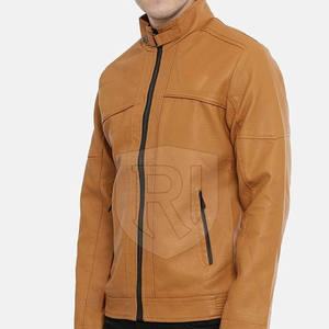Dernière conception de veste d'hiver en cuir de vache pour hommes, style de rue nouveau - Product Image 2