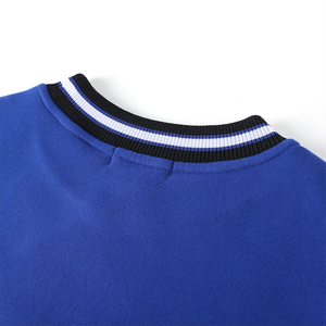 เสื้อสเวตเชิ้ตผ้าฟลีซสำหรับฤดูหนาวแบบ unisex  ยี่ห้อ Phi Beta Sigma สีน้ำเงิน  ลายพิมพ์ด้านหน้า  ผ่านกระบวนการฟอกสี  บุซับใน  ผลิตแบบ OEM สำหรับเครื่องแบบนักศึกษา - Product Image 4