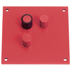 Piastra in ferro con boccola cm. 20x25 - Product Image 1