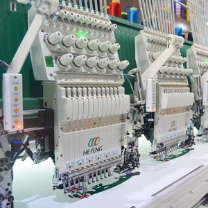 <b>12</b> Needles 15Needles 20 Heads Embroidery Machine With Sequin Device for High-end Boutique Apparels - Product Image 2