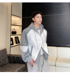 Sudadera con Capucha para Hombre, Estampada en Serigrafía, Colores Personalizados Minimalistas, Corte Regular, Sudadera de Invierno de Algodón Orgánico - Product Image 5