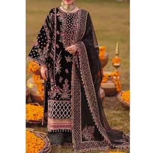 Hot Sale Women Dresses <b>Elastic</b> Waist Traditional Party Dress New Design 2025 Pakistani Salwar Kameez Maxi Gown Wedding Dress - Product Image 5