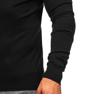 2025 personnalisé hommes col en V pull pull respirant séchage rapide tricoté cachemire 100% coton décontracté col en V sweats - Product Image 6