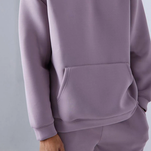 Survêtement tendance personnalisé avec appliques patchwork, unisexe, décontracté, 100% molleton lourd, à capuche, survêtement slim fit pour homme, personnalisé - Product Image 6