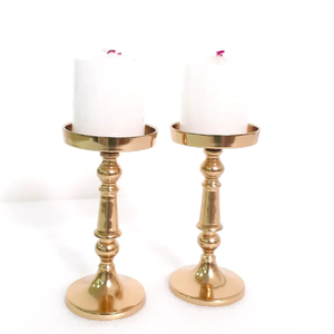 Bougeoir en laiton poli de qualité supérieure pour la décoration de mariage Nouveauté Bougeoir moderne - Product Image 4