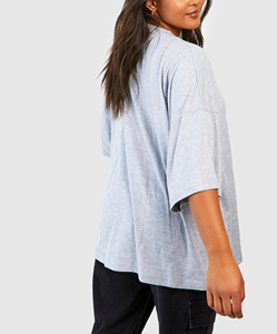 High Quality 100% Cotton Women's Oversized <b>Tee</b> Custom Screen Printed Logo Heavyweight 300GSM Breathable Ladies T-<b>Shirt</b> Summer - Product Image 5