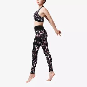 Sublimación Yoga Set Entrenamiento Yoga Set Fitness Bra And Legging Yoga Set - Product Image 2