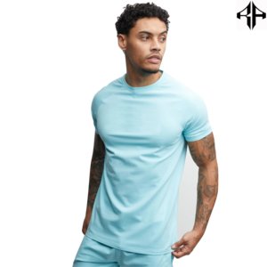 100% algodón deporte en blanco todos los colores Regular Fit Streetwear camisetas hombres venta al por mayor stock lote fabricantes camiseta personalizada - Product Image 5