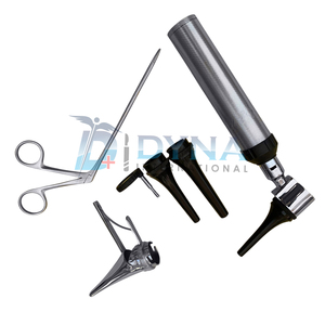 Otoscope d'opération vétérinaire avec jeu de pinces d'alligator à spéculum nasal, instruments certifiés Otoscope CE - Product Image 4