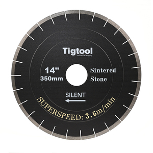 شفرة قطع صامتة مزدوجة الخطوة 14 بوصة/350 مم للديكتون/البورسلين/الحجر المُلبد، سرعة فائقة <span class=keywords><strong>3</strong></span>.6 متر/دقيقة، قطع بدون رقائق من تيجتول - Product Image 1