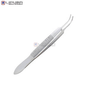 Forceps irisaires GRAEFE encastrés 7 cm/1,0 mm, forceps irisaires pour pansements oculaires Graefe, chirurgie ophtalmique, pointe fine durable, instruments médicaux - Product Image 3