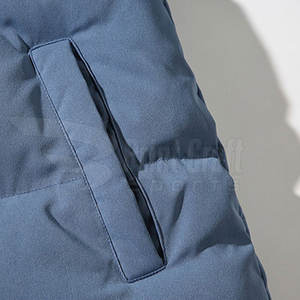 Service OEM Veste à bulles de haute qualité pour hommes Col montant Stylisée Style de rue Hiver Personnalisable Logo Design Lettre - Product Image 5