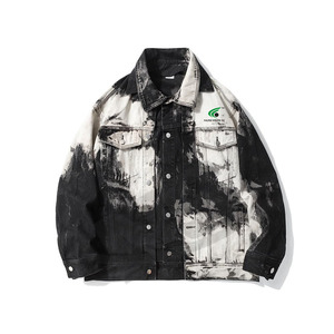 Veste en jean de couleur unie pour hommes avec services OEM vestes en jean d'hiver élégantes sur mesure nouvelle arrivée de mode vente en gros - Product Image 4