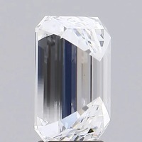Anillo de Compromiso con Diamante Cultivado en Laboratorio, Corte Esmeralda de 5 Quilates, Certificado IGI, Color D, Claridad VS+, Diamante Suelto Ecológico