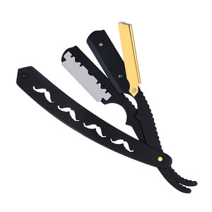 <b>Men</b> Hair Removal Barber Salon Straight Shaving Razor Wooden Handle Barber Shaving Razor Grooming - Product Image 2