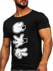 Camisetas con cuello en V altamente transpirables de alta calidad 2024 gran oferta 100% algodón de secado rápido diseño Premium Camiseta de manga corta para hombres - Product Image 4