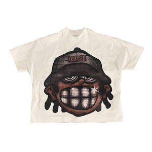 เสื้อยืดโอเวอร์ไซส์ผู้ชาย ดีไซน์วินเทจสุดหรู ผ้าคอตตอน 100% หนัก 180 GSM คุณภาพดีที่สุด พิมพ์โลโก้ตามสั่ง แห้งเร็ว - Product Image 1