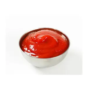 Tomatenpuree Fabrieksproductielijnen Tomatenpuree In Blik 28-30% Brix 400G 800G Tomatensaus In Blik