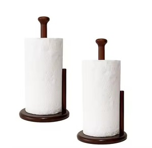 Rollo de papel de madera de un solo uso, toallero, servilletero para uso en la cocina, soporte duradero para rollo de papel de madera - Product Image 3