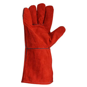 Gants de soudage en cuir à logo gaufré Palm unique Emballage personnalisé de marque de qualité supérieure Améliorer l'expérience de déballage Gants en cuir - Product Image 4