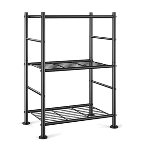 New Arrival Three Layer Metal Storage <b>Rack</b> with Wheels Standing Type for Bathroom Organization Home Decorative <b>Racks</b> - Product Image 4