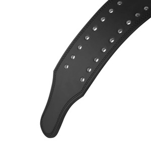 Haute boucle en acier en cuir de forme physique personnalisée musculation musculation Fitness compression entraînement accessoires de gymnastique ceintures - Product Image 5