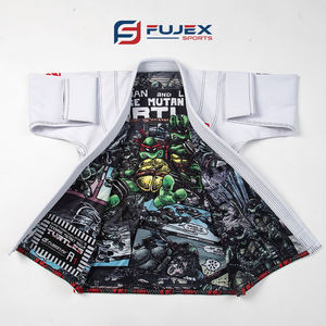 ชุดกิโมโนจียูยิตสูจีจีจีจีจีใส่เล่นยูโดแบบชาวบราซิลลายไข่มุกชุดสำหรับใส่ศิลปะการต่อสู้คาราเต้ด้านใน - Product Image 3