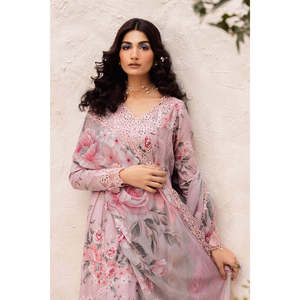 Tela de Chifón Iznik Dahlia para el Verano '24, Uso Diario, Modelo Superior DL-09 TC-816 - Product Image 4