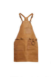 Specializing in the Production of Customized Logo Men's High Quality <b>Leather</b> <b>Apron</b> Hot New <b>Apron</b> LPN-0025 - Product Image 3