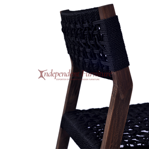 Wholesale Vintage Grey Rattan Wooden <b>Dining</b> <b>Chair</b> Minimalist Design for Home <b>Dining</b> Room Hotel & Restaurant Use for Villa - Product Image 6